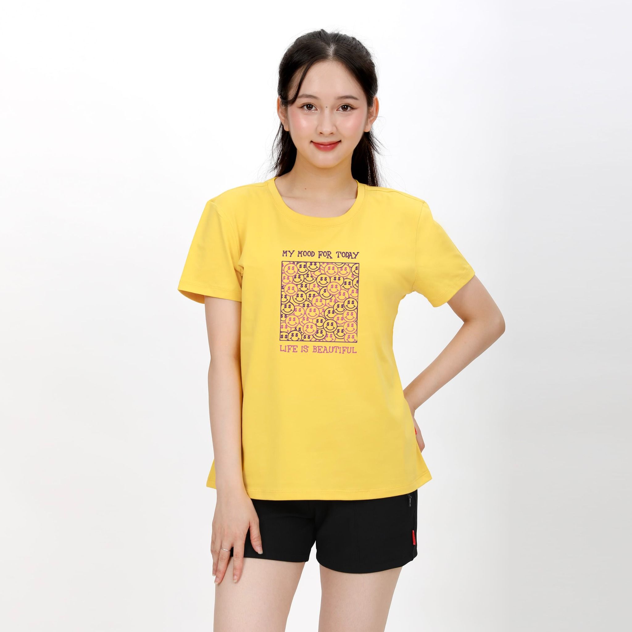Áo thun nữ tay ngắn chất cotton siêu mát form rộng 020p 0302