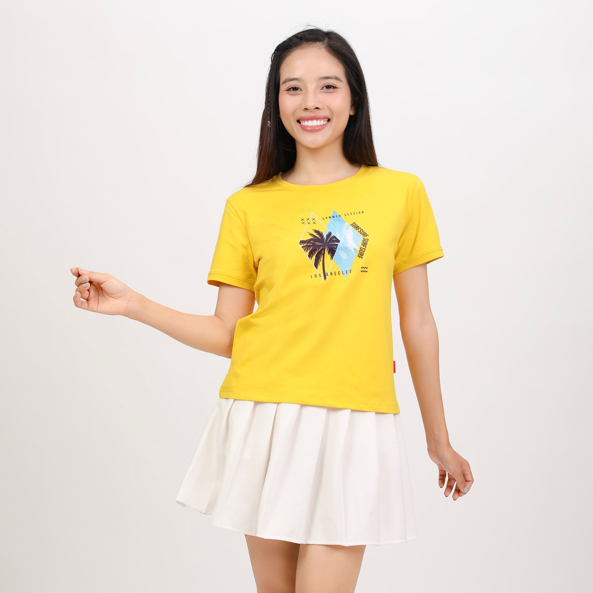 Áo thun nữ tay ngắn form cơ bản chất cotton siêu mát 020p 0308