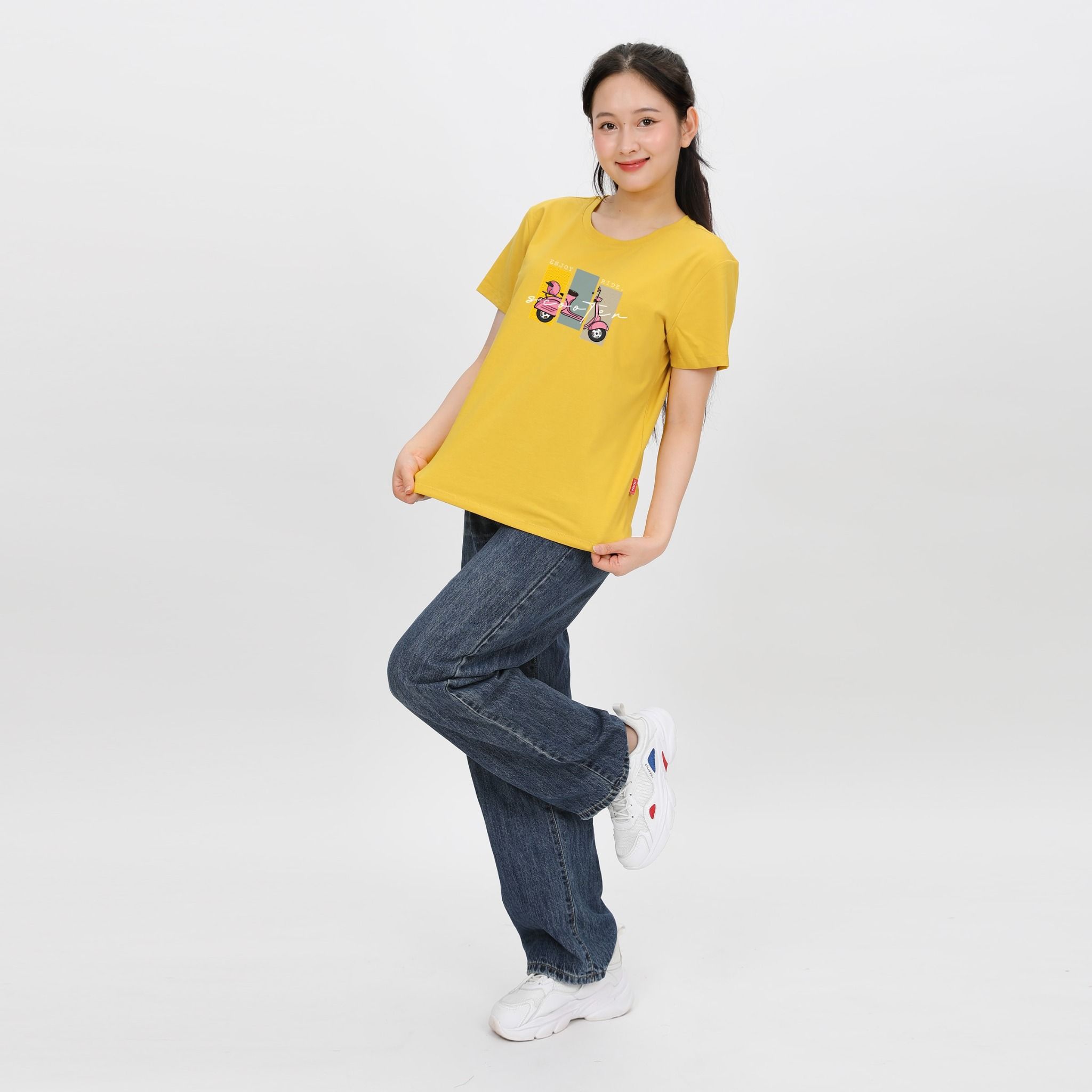 Áo thun nữ form suông chất cotton siêu mát 020p 0871