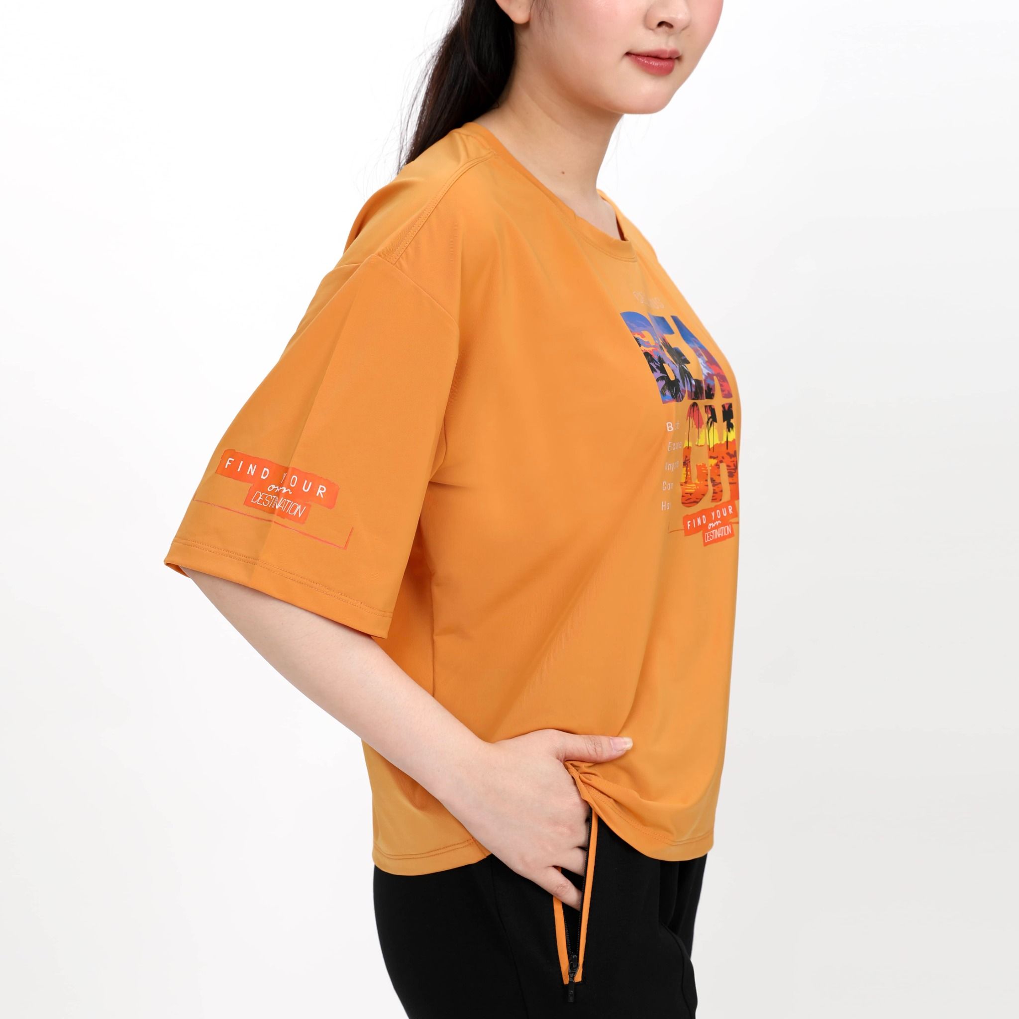 Set đồ bộ nữ kiểu quần dài tay ngắn chất nhung lạnh 153p 6002