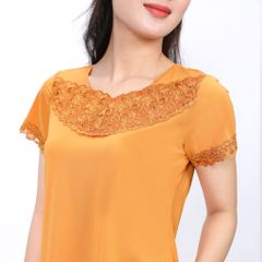 Set đồ bộ nữ kiểu quần dài tay ngắn chất thun lạnh siêu bền 013p 6015