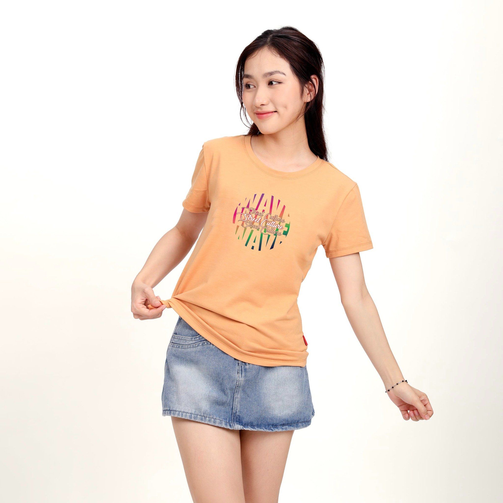 Áo thun nữ form suông chất cotton siêu mát 190p 0851