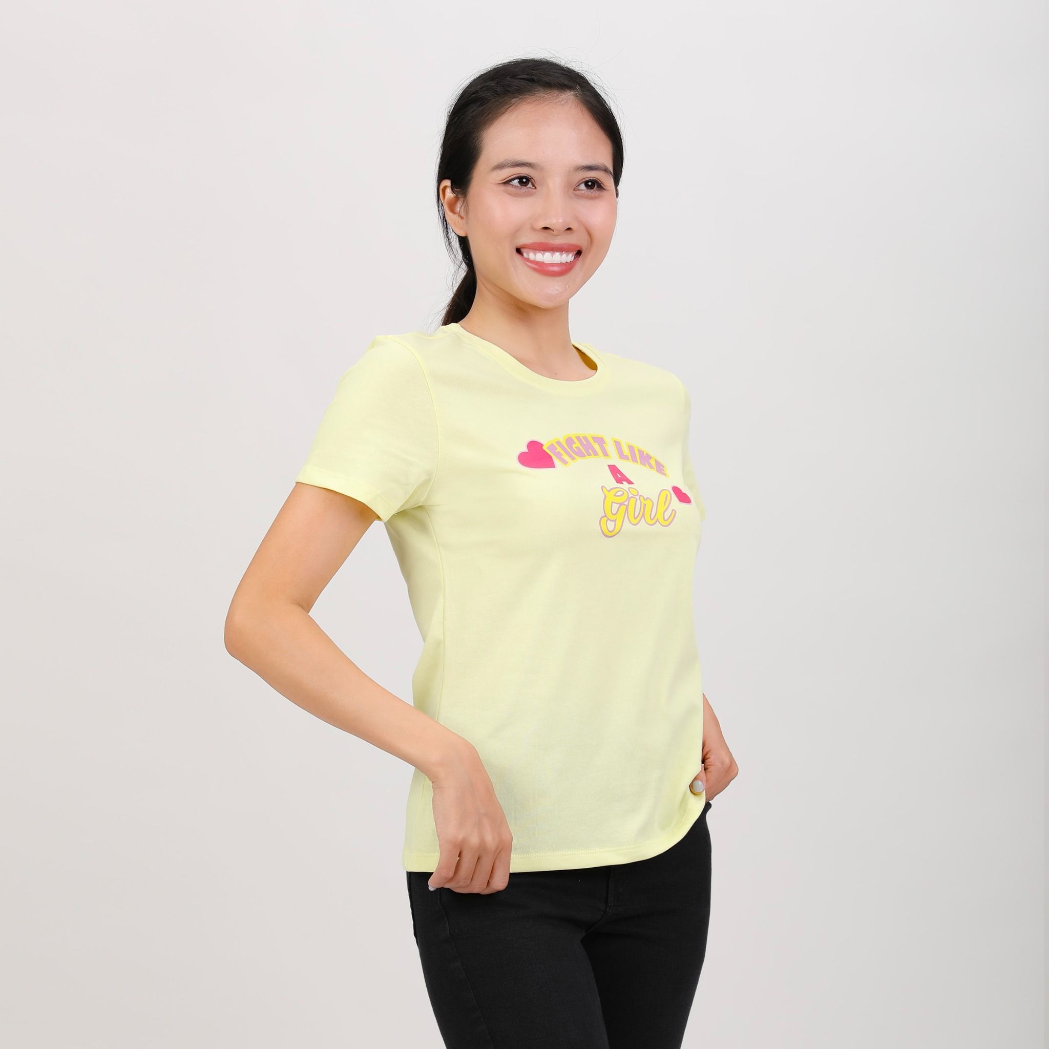 Áo thun nữ tay ngắn Form Suông chất cotton siêu mát 020p 0311