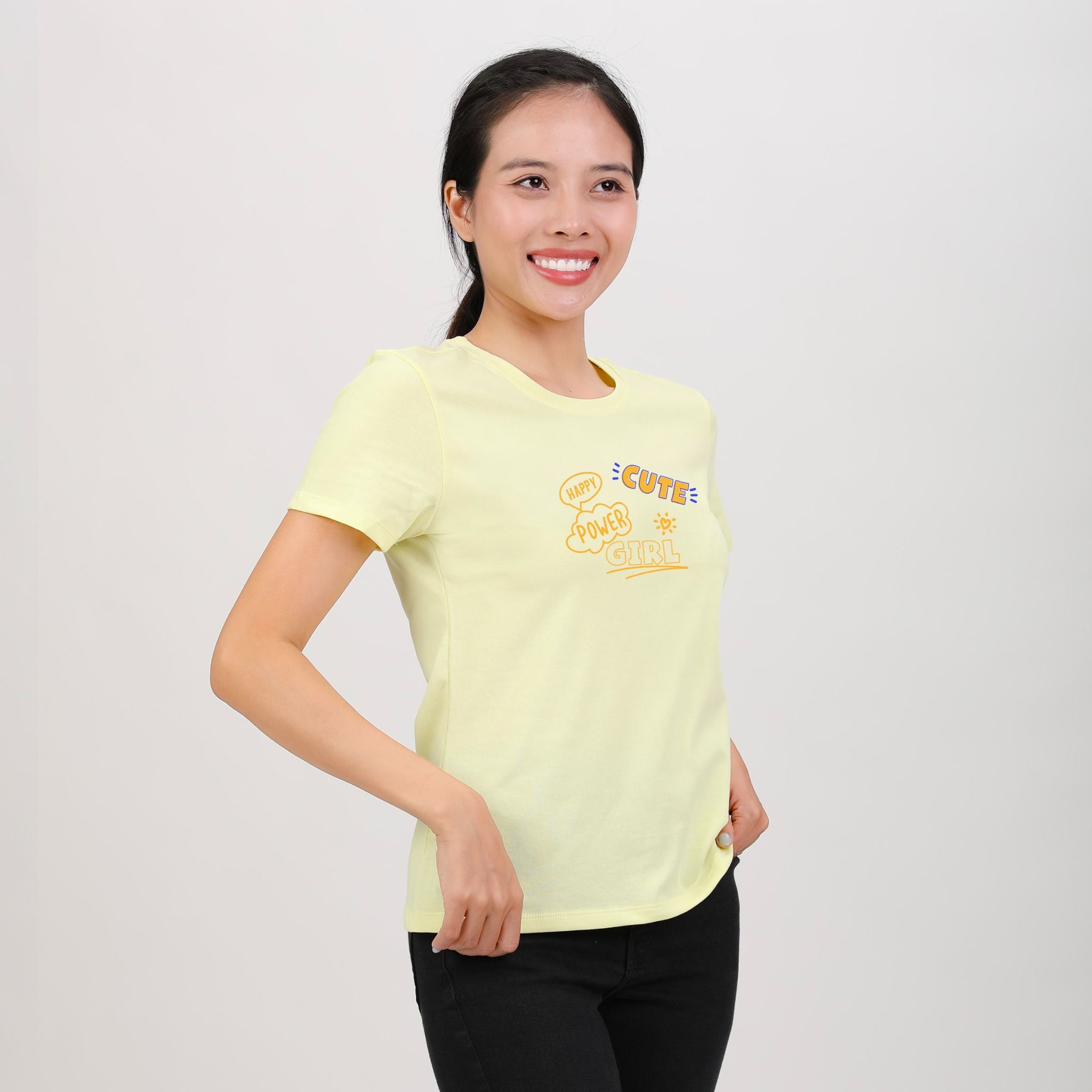 Áo thun nữ tay ngắn Form Suông chất cotton siêu mát 020p 0313