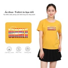 Áo thun nữ tay ngắn form cơ bản chất cotton siêu mát 020p 0307