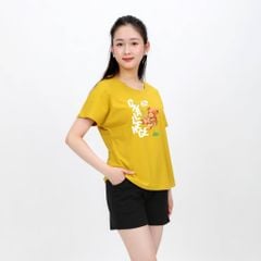 Set đồ bộ nữ kiểu quần đùi tay ngắn chất cotton siêu mát 195p 2036