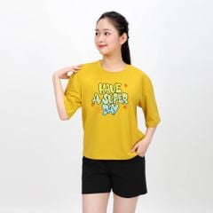 Set đồ bộ nữ kiểu quần đùi tay ngắn chất cotton siêu mát 195p 2048