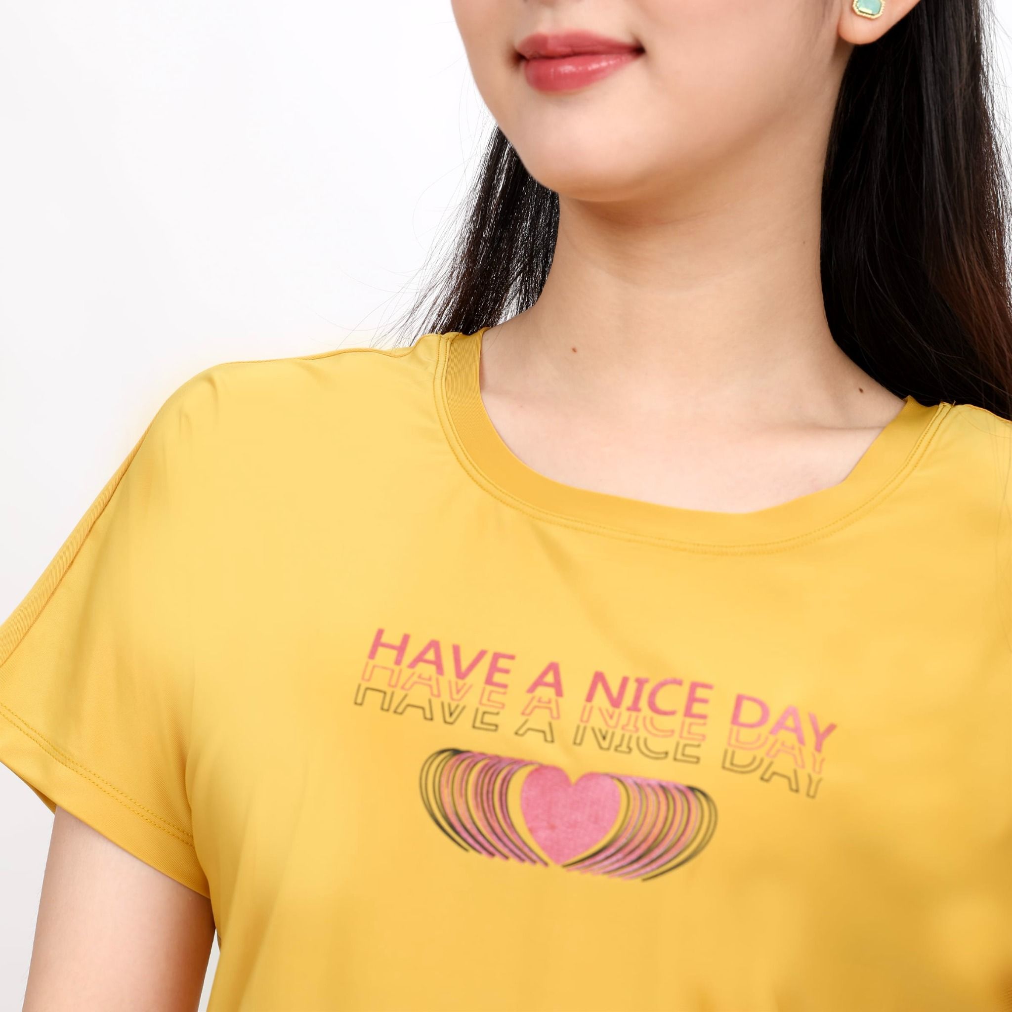 Set đồ bộ nữ kiểu quần dài tay ngắn thể thao 3 trong 1 chất nhung lạnh 153p 6006