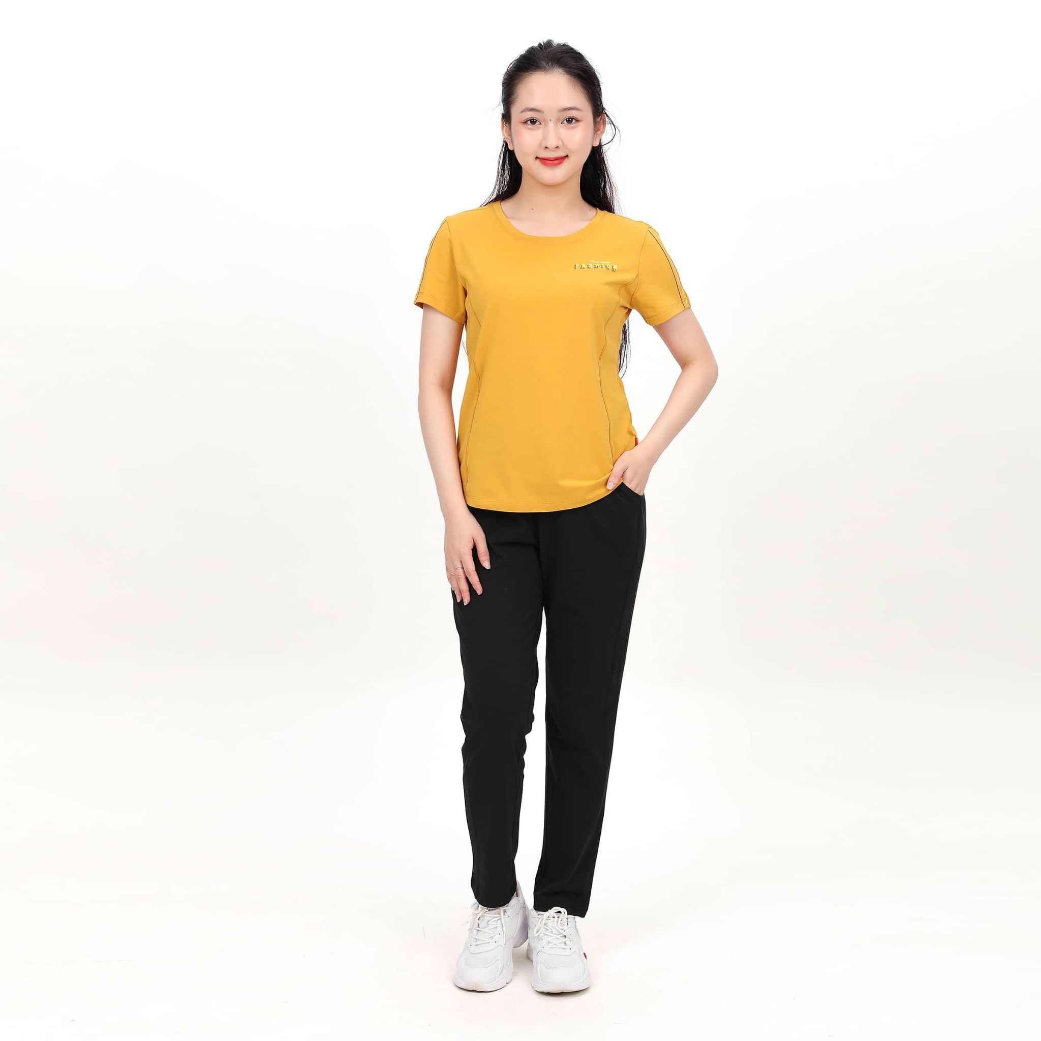 Set đồ bộ nữ kiểu quần dài tay ngắn 193p 6015