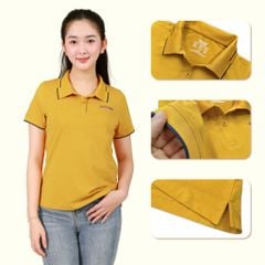Áo thun nữ tay ngắn cổ polo form suông chất cotton siêu mát 190p 0138