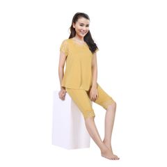 Set đồ bộ nữ kiểu quần lửng tay ngắn chất thun lạnh siêu bền 014p 0245