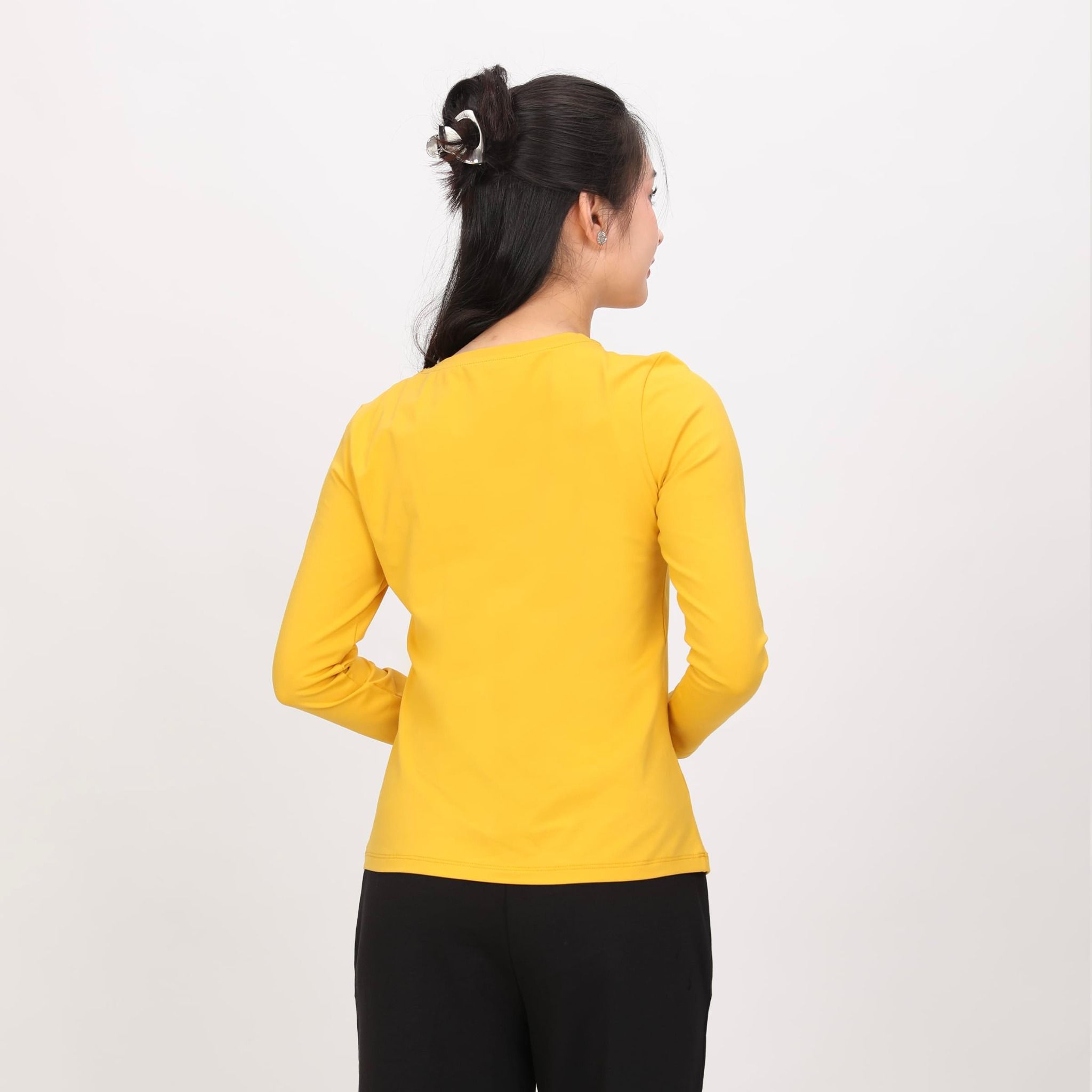 Áo thun nữ tay dài Cổ Tròn chất cotton siêu mát 020p 0263