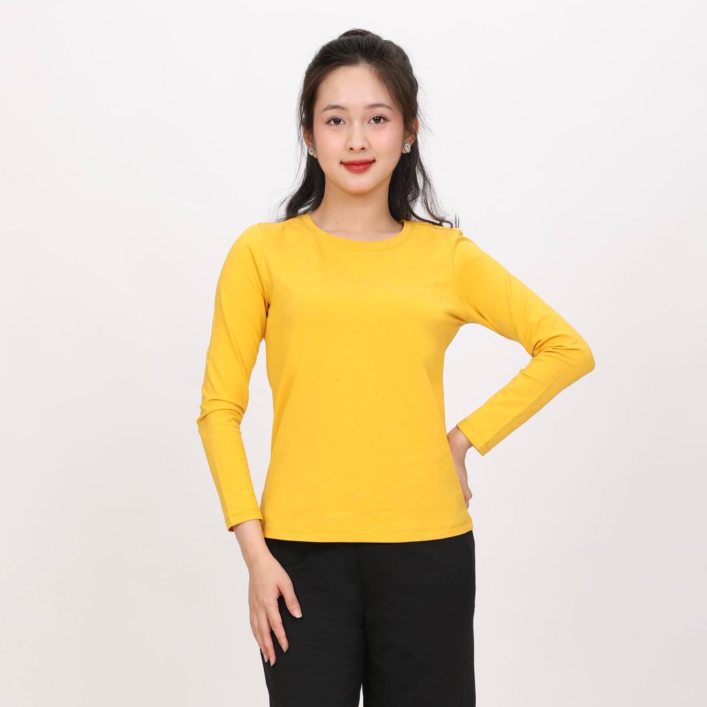 Áo Thun Tay Dài Cổ Tròn Cotton 020p 0263