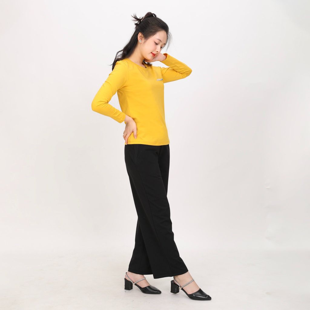 Áo Thun Tay Dài Cổ Tròn Cotton 020p 0270