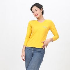 Áo thun nữ tay dài Cổ Tim chất cotton siêu mát 020p 0271