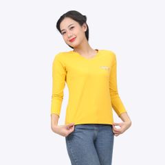 Áo thun nữ tay dài Cổ Tim chất cotton siêu mát 020p 0271