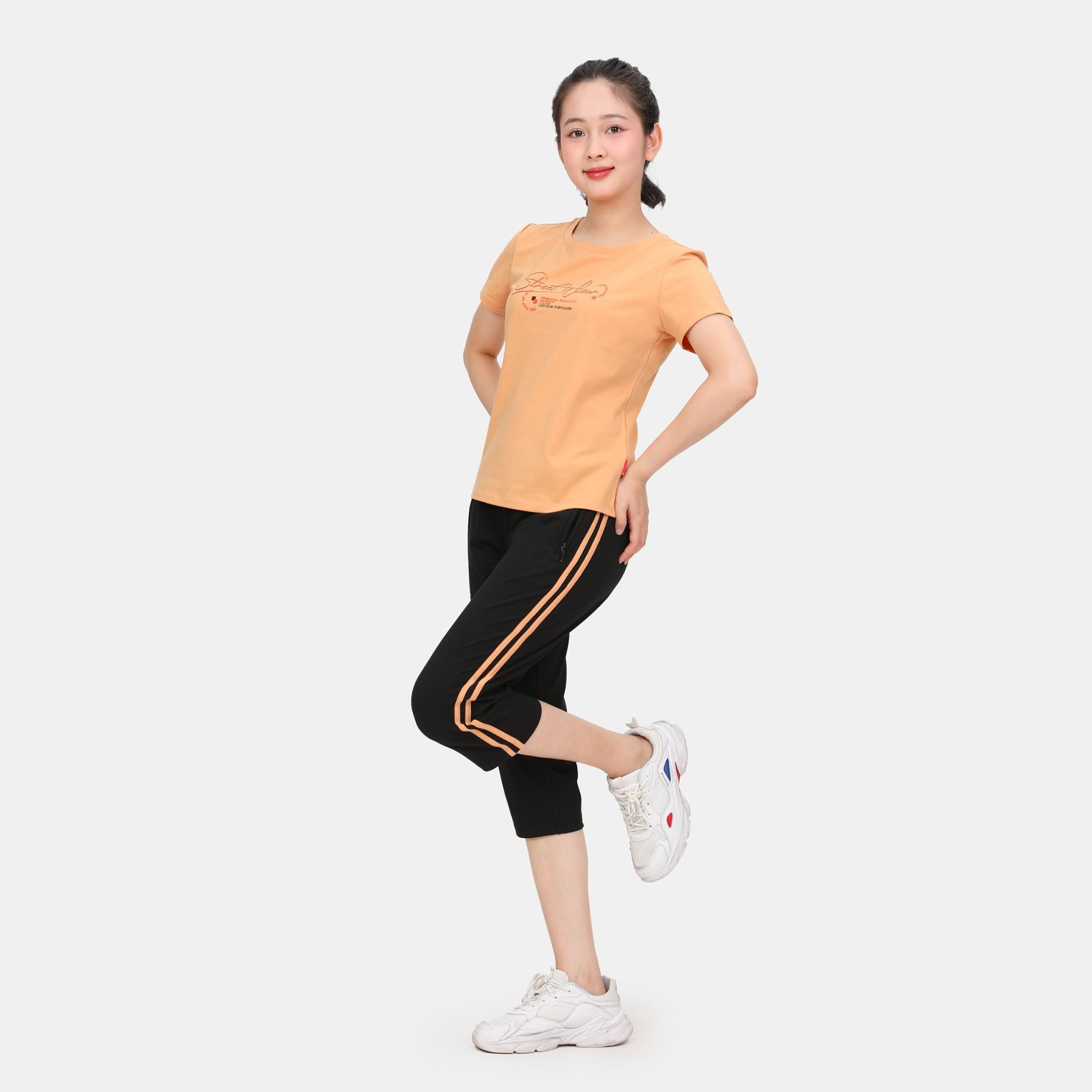 Set đồ bộ nữ kiểu quần lửng tay ngắn chất cotton siêu mát 194p 4289