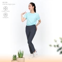 Quần dài nữ chất rib gân 558p 8055