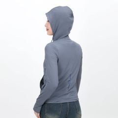 Áo khoác nữ chống nắng, chống UV có nón chất poly thái 311p 1266