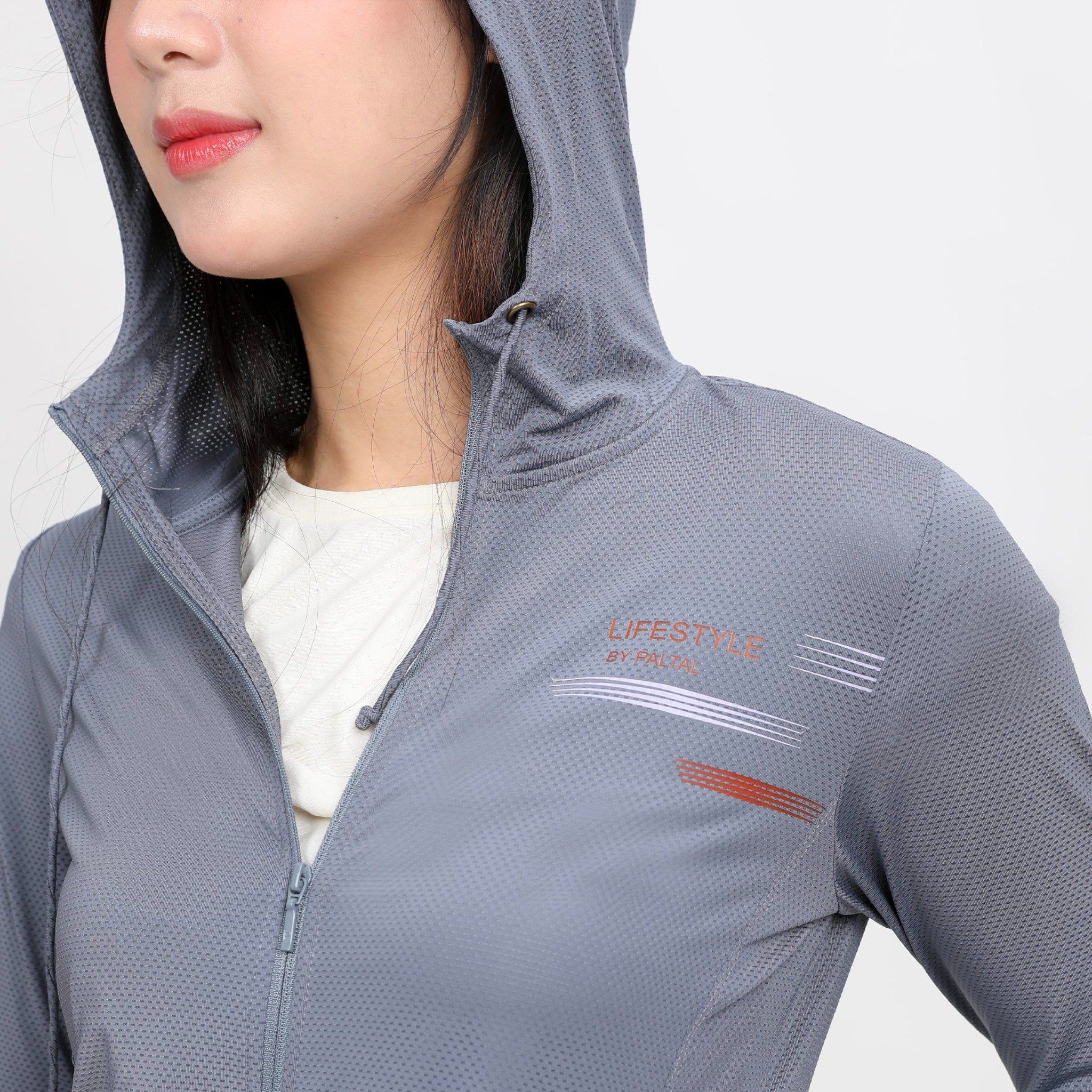 ..Áo khoác nữ chống nắng, chống UV chất poly thái 311p 1291