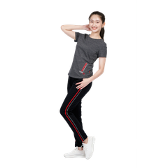 Set đồ bộ nữ kiểu quần dài tay ngắn chất cotton melan mát 053p 3308