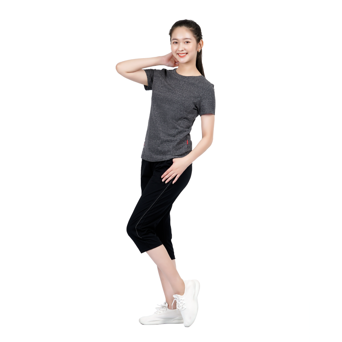 Set đồ bộ nữ kiểu quần lửng tay ngắn chất cotton melan mát 054p 4242