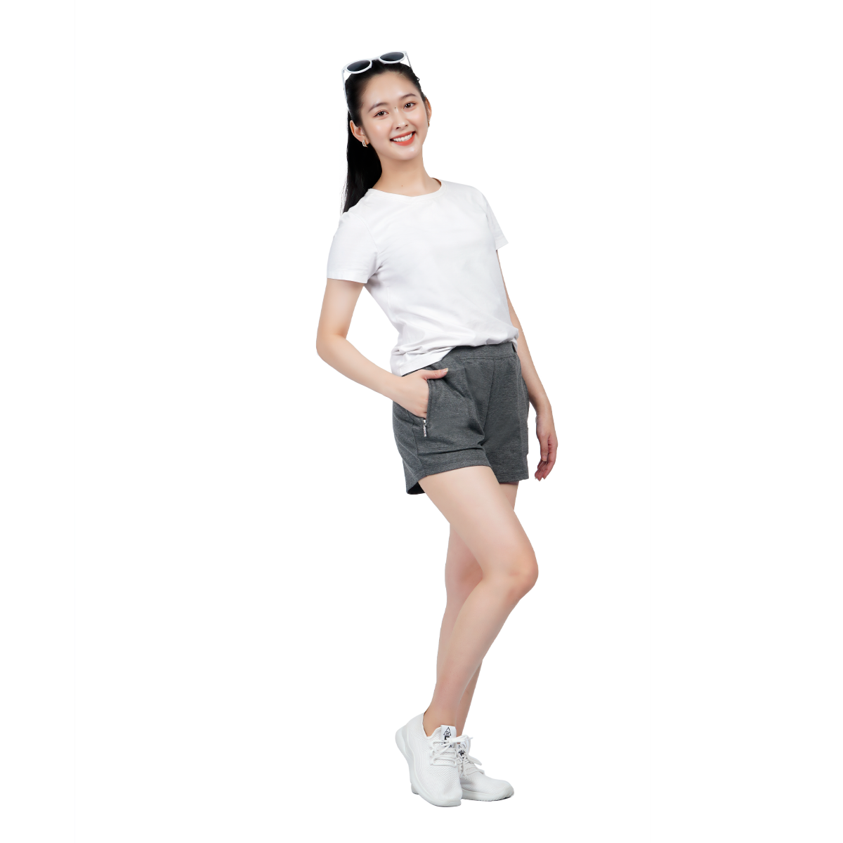 quần đùi nữ chất vảy cá cotton siêu mát 408p 8048