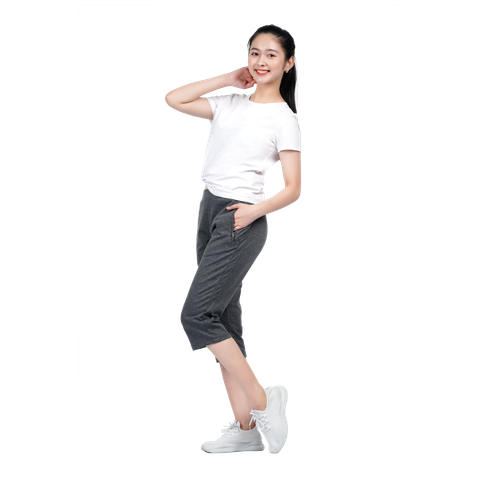 quần ống lửng chất vảy cá cotton siêu mát 408p 8049