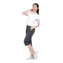quần ống lửng chất vảy cá cotton siêu mát 408p 8049