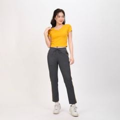 Quần thể thao nữ ống dài thun chất vảy cá cotton cvc mát 408p 8064