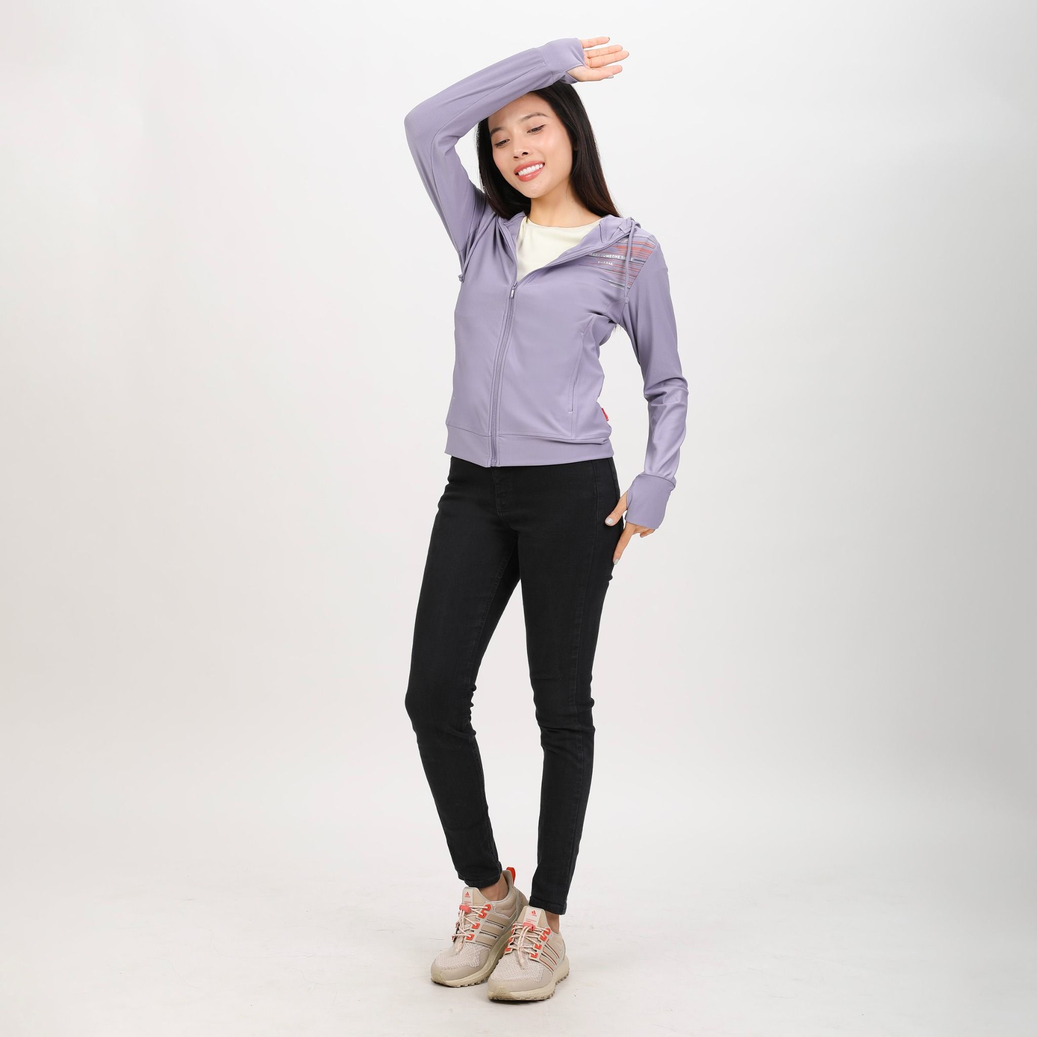 Áo khoác chống nắng cao cấp poly cát logo UV đổi màu 311p 1299