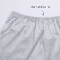 Set đồ bộ nữ kiểu quần dài tay ngắn chất lụa nhung 263p 6058