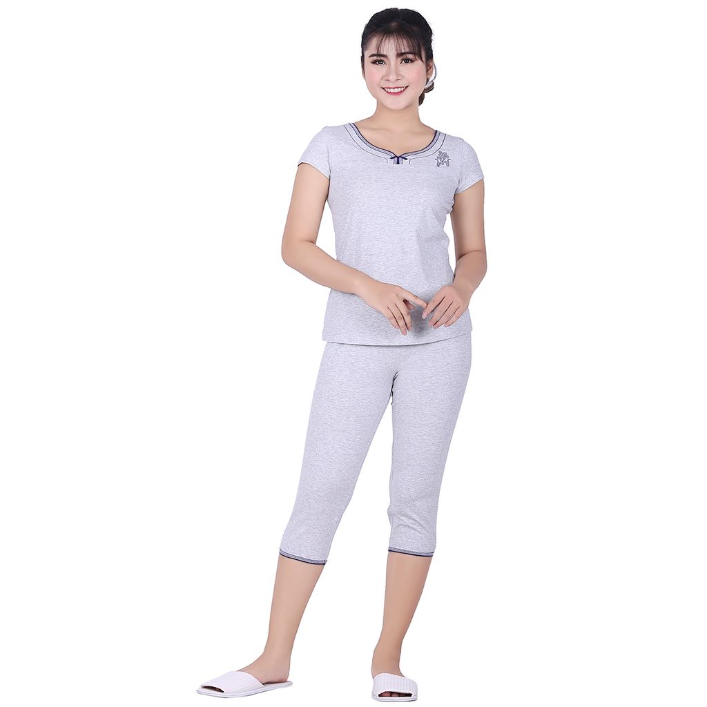 Bộ lửng tay ngắn cotton 024p 3159