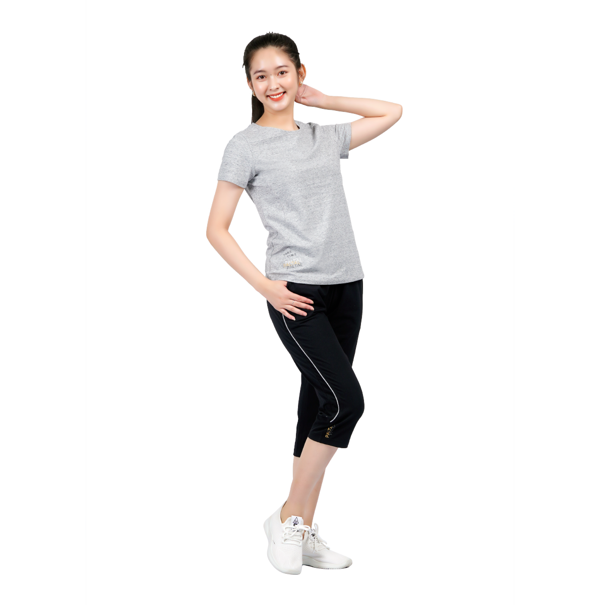 Set đồ bộ nữ kiểu quần lửng tay ngắn chất cotton melan mát 054p 4242