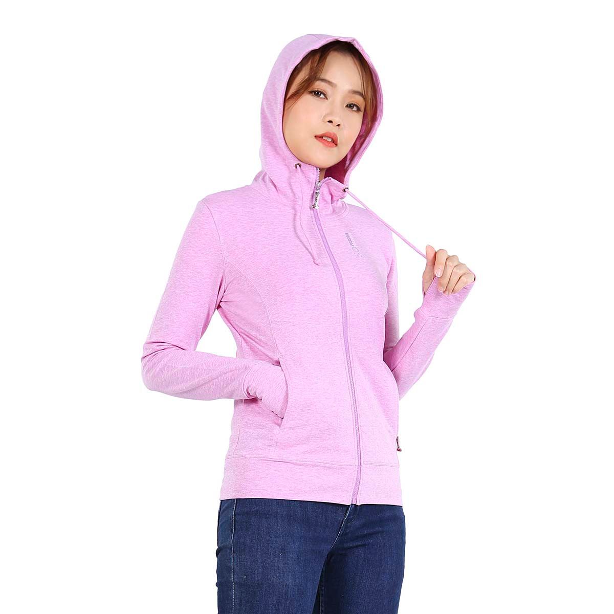 Áo khoác nữ chống nắng, chống UV chất muối tiêu melan 051P 1091