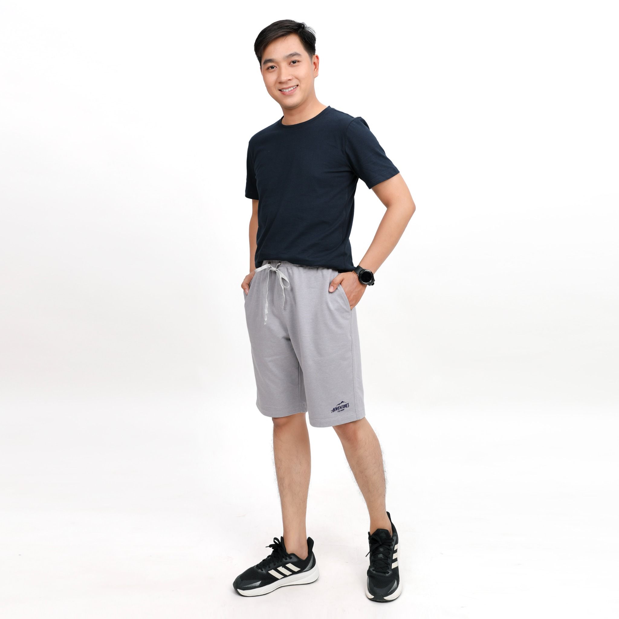 Quần Đùi Nam chất vảy cá cotton cvc mát 408p 8057