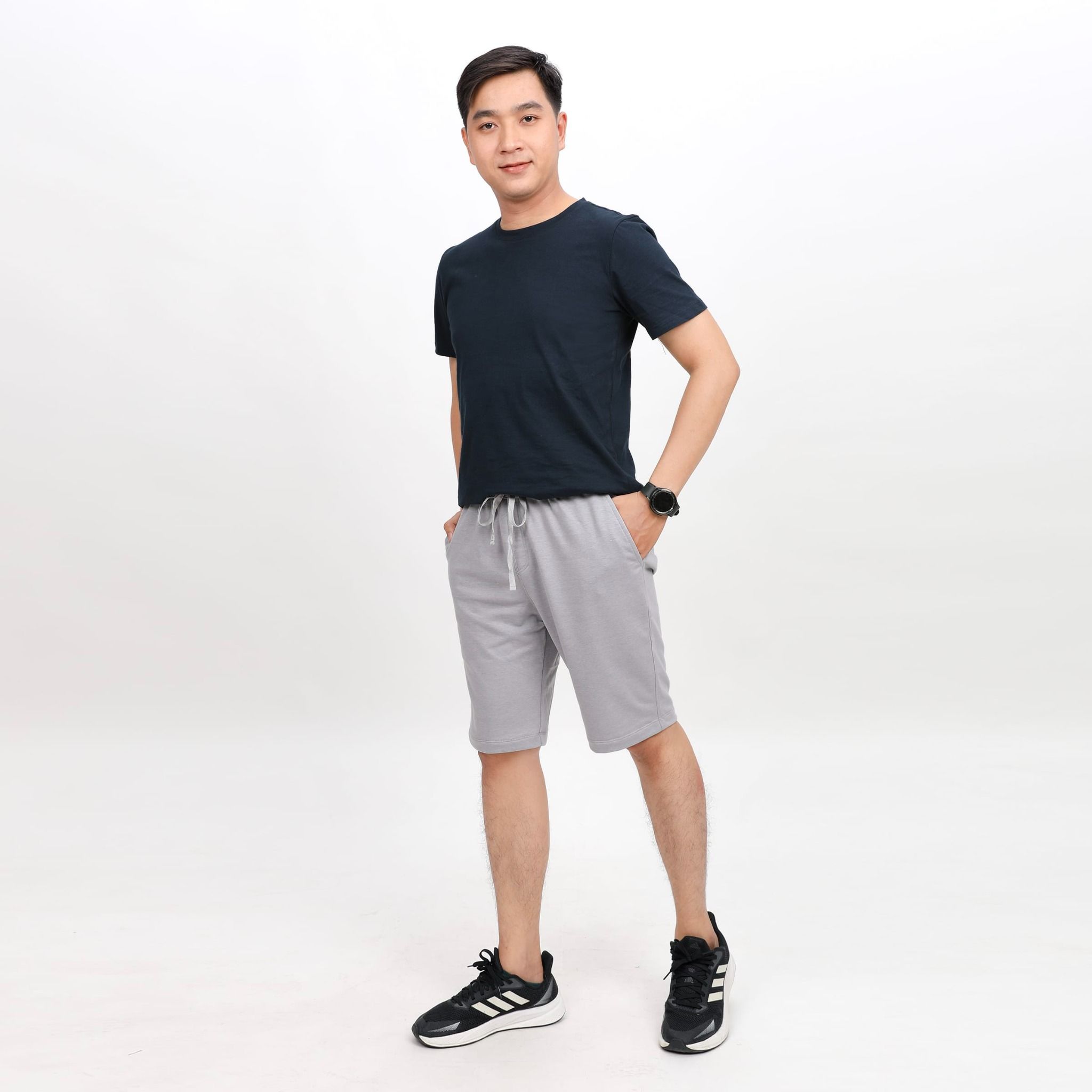 Quần Đùi Nam chất vảy cá cotton cvc mát 408p 8060