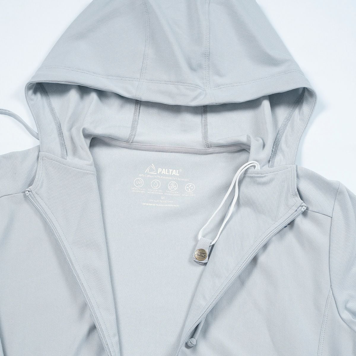 Áo khoác nam chống nắng, chống UV có nón chất cotton pique siêu mát 521p 1177