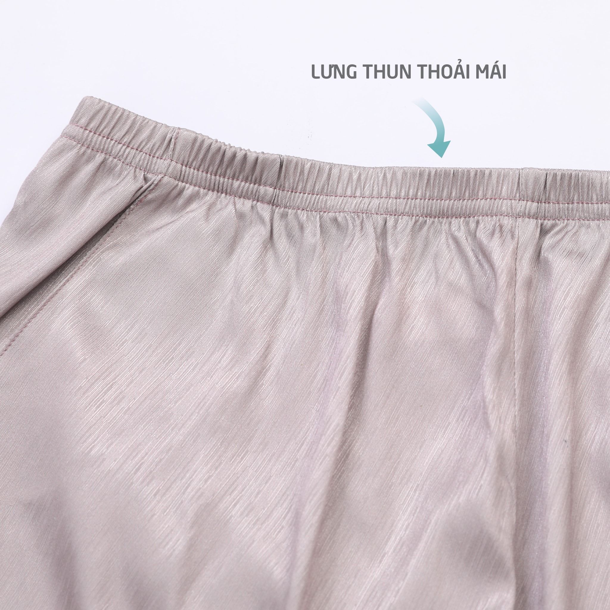 Set đồ bộ nữ kiểu quần dài tay ngắn chất lụa nhung 263p 6066
