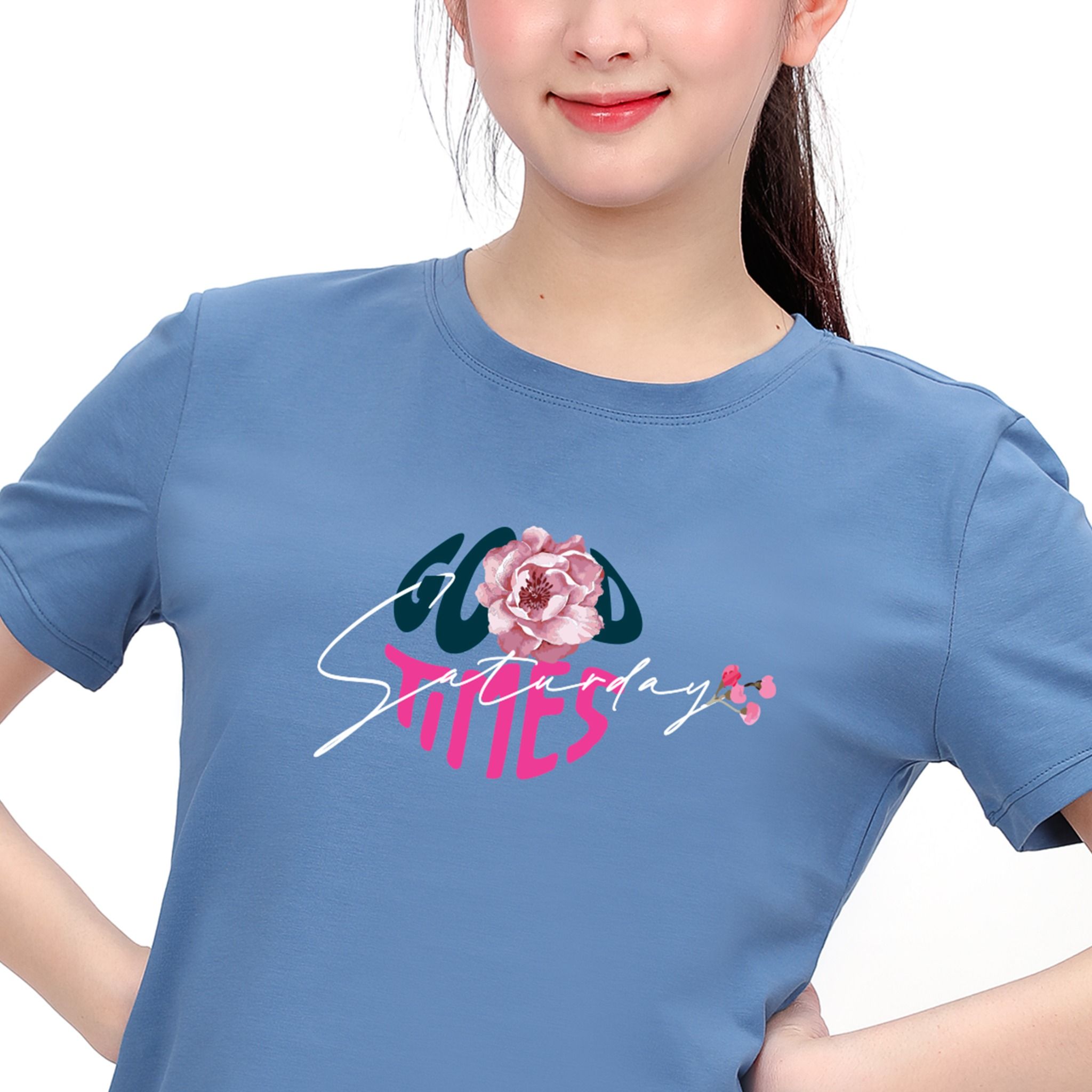 Áo thun nữ tay ngắn form cơ bản chất cotton siêu mát 020p 1992
