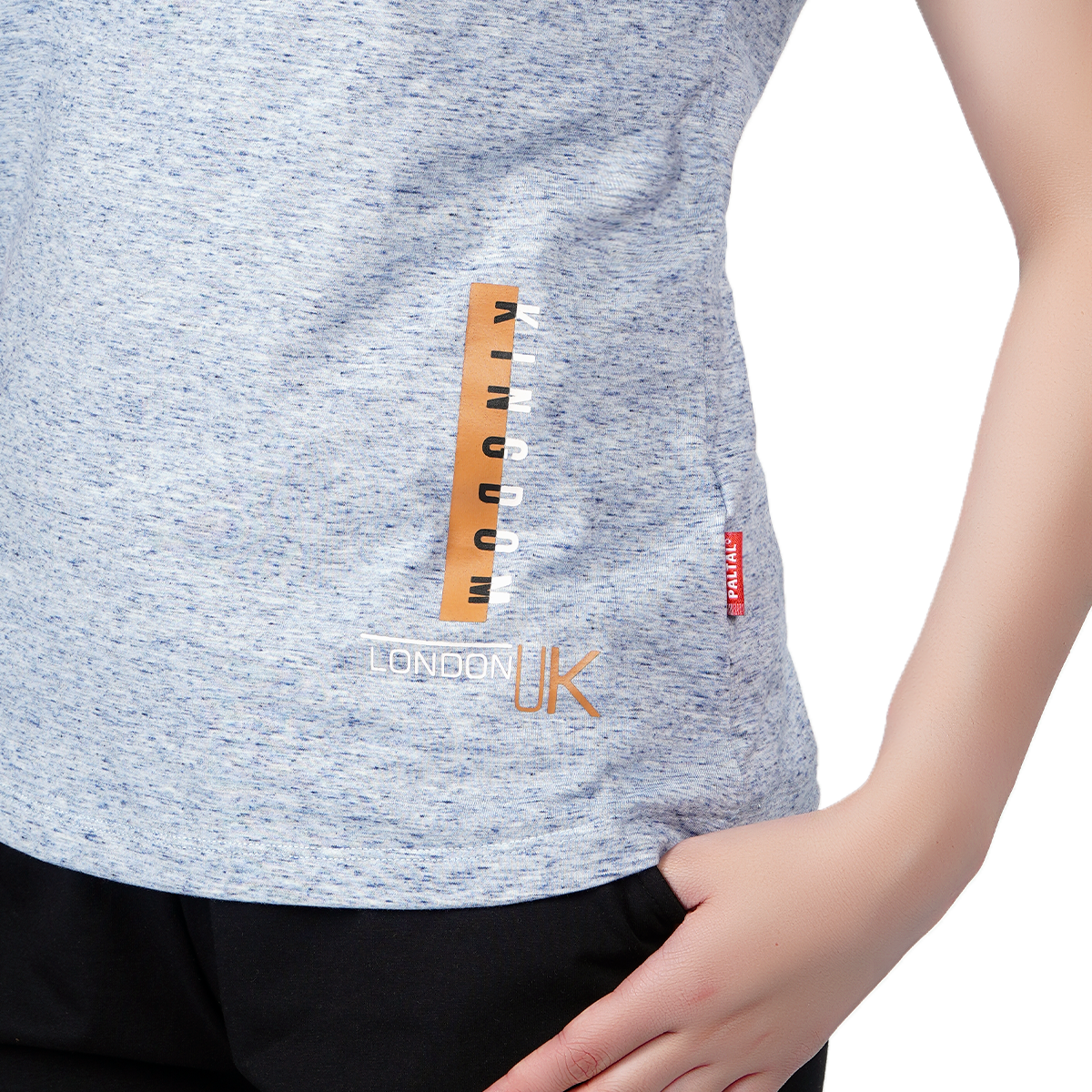 Set đồ bộ nữ kiểu quần dài tay ngắn chất cotton melan mát 053p 3308