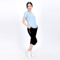 Set đồ bộ nữ kiểu quần lửng tay ngắn chất poly cát 314p 4280