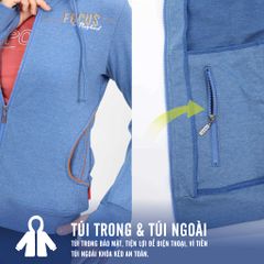 Áo khoác nữ chống nắng, chống UV chất vảy cá cotton siêu mát 431p 4003