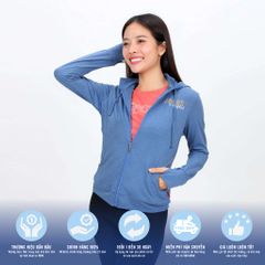 Áo khoác nữ chống nắng, chống UV chất vảy cá cotton siêu mát 431p 4003