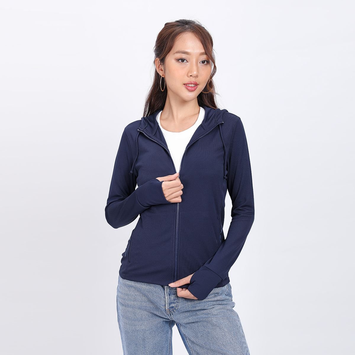 Áo khoác nữ chống nắng, chống UV chất poly mắc lưới siêu thoáng khí 311p 1243