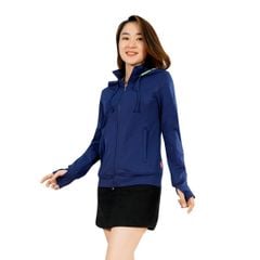 Áo khoác nữ chống nắng, chống UV chất vảy cá cotton cvc mát 401p 1184
