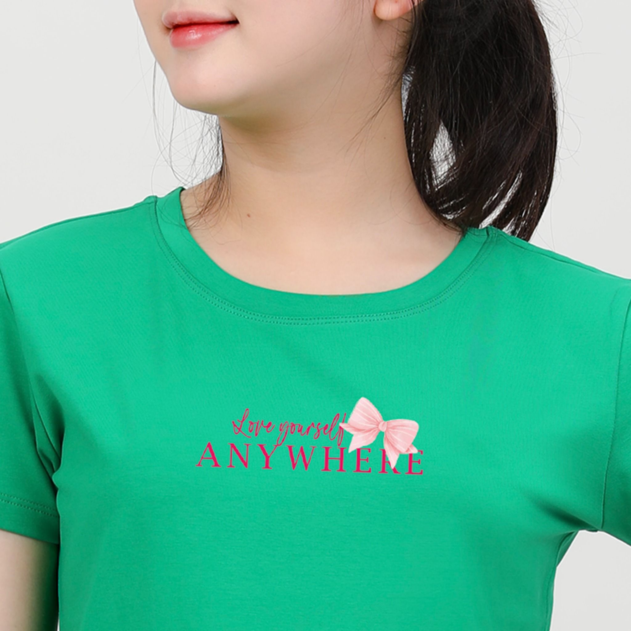 Áo thun nữ tay ngắn Form Suông Cổ Tròn chất cotton siêu mát 020p 0320