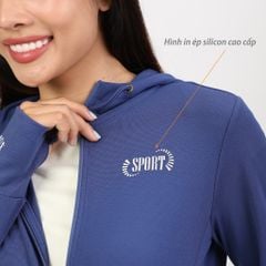 Áo khoác nữ chống nắng, chống UV chất poly mắc lưới siêu thoáng khí 311p 1306