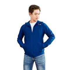 Áo khoác nam chống nắng, chống UV có nón chất cotton pique siêu mát 521p 1177