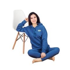 Bộ nữ thể thao kiểu quần dài tay dài chất vảy cá cotton cvc mát kiểu dệt chân cua 403p 3191
